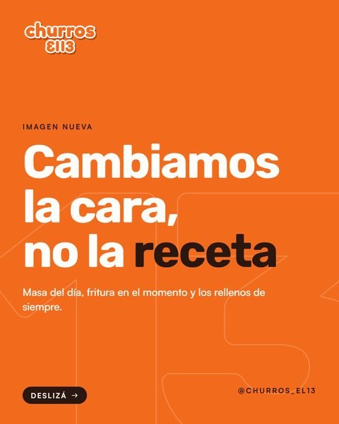 Portada de la nueva imagen · Churros El 13