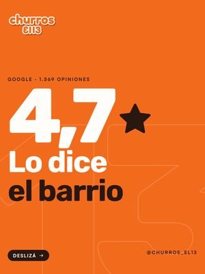 Publicación de Churros El 13