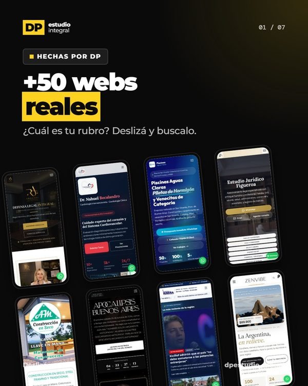 +50 webs reales · DP Estudio Integral