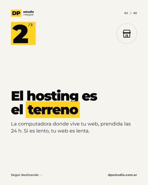 El hosting es el terreno · DP Estudio Integral