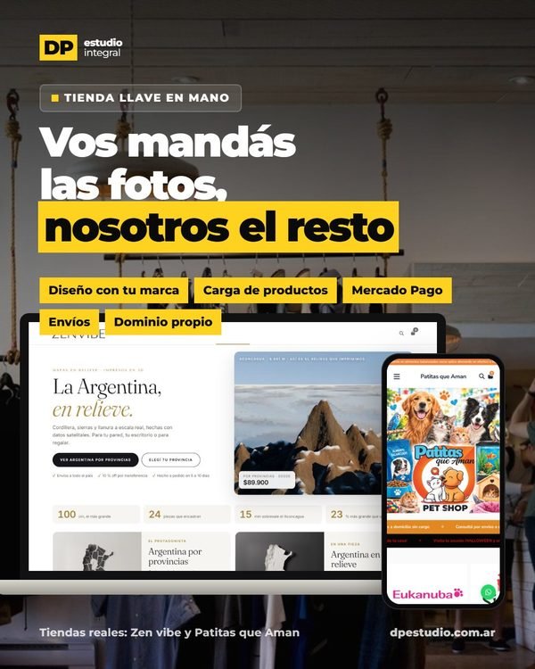 Vos mandás las fotos, nosotros el resto · DP Estudio Integral