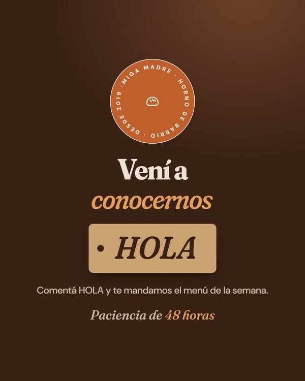 Vení a conocernos · Miga Madre