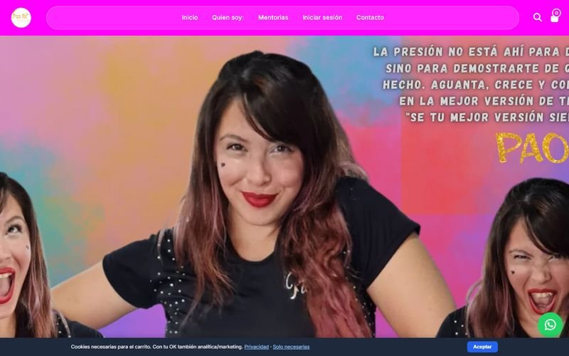 Sitio web de Protagonista de Tu Vida hecho por DpEstudio