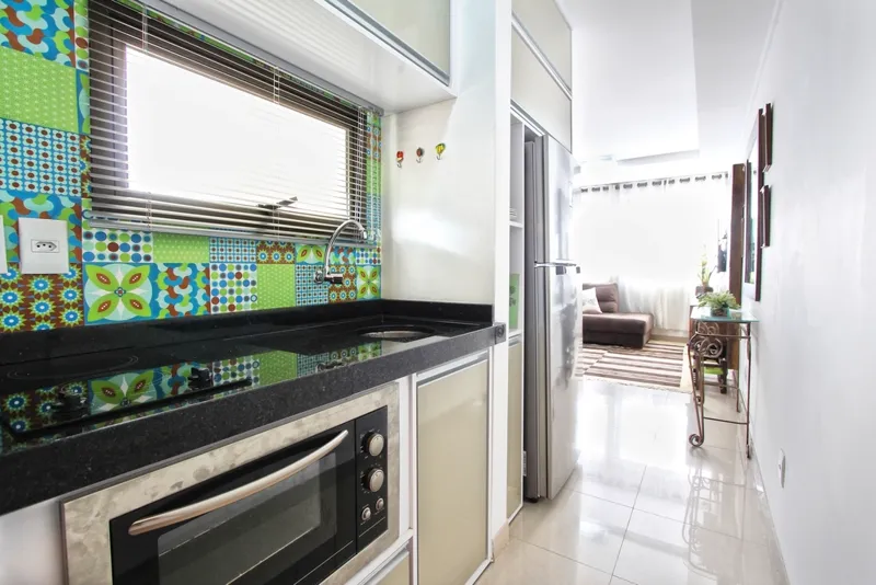 Cocina integrada de Casa Lumbra