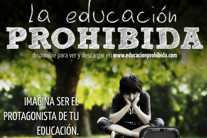 Póster oficial del documental La Educación Prohibida