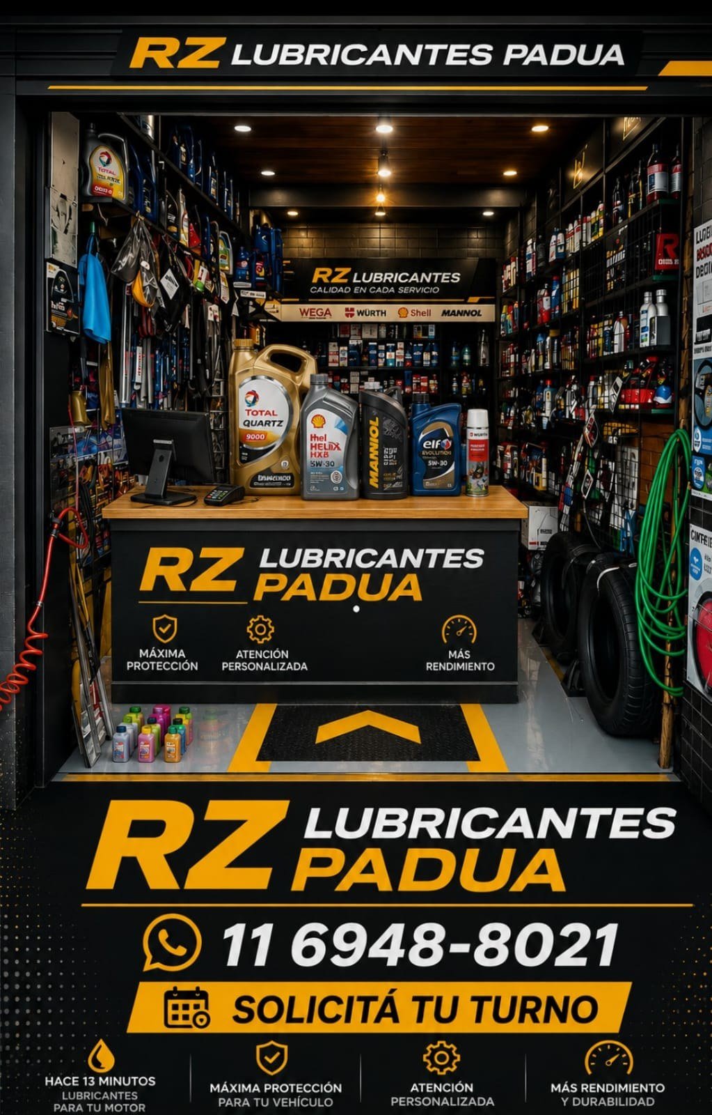 Atención de Motos RZ Lubricantes